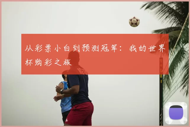 从彩票小白到预测冠军：我的世界杯购彩之旅