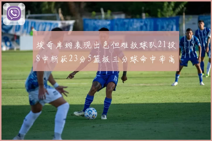 埃奇库姆表现出色但难救球队21投8中斩获23分5篮板三分球命中率高达45